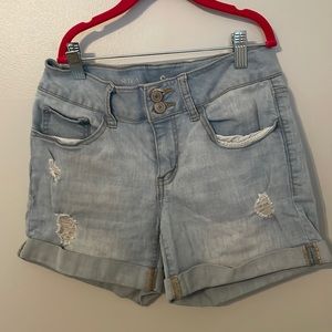Ripped Jean Shorts